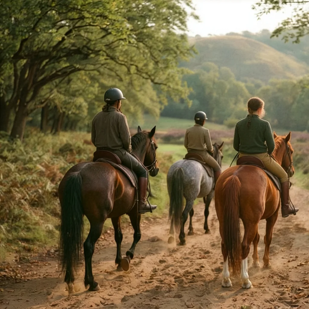 Balade à cheval en Corrèze, autour de Vigeois
