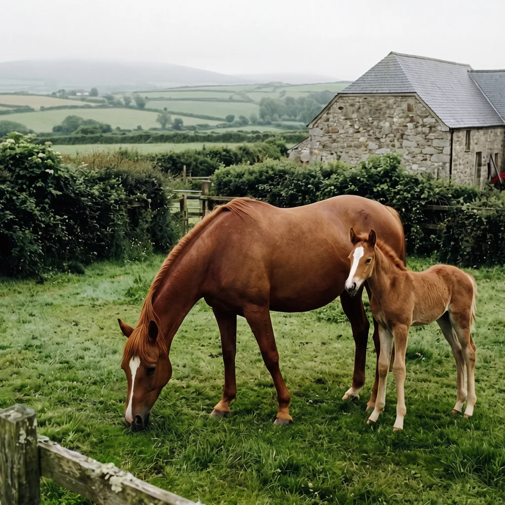 Élevage de chevaux au Ferme équestre du bois vieux, Vigeois